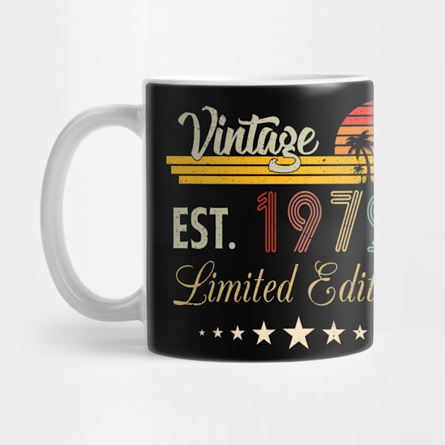 Vintage Est 1972 Limited Edition Birthday by Kokomo